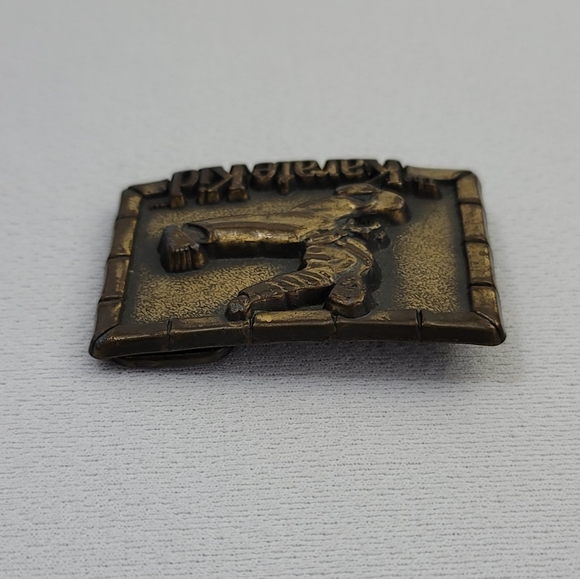 Vtg The Karate Kid Metal Belt Buckle - Picture 6 of 12